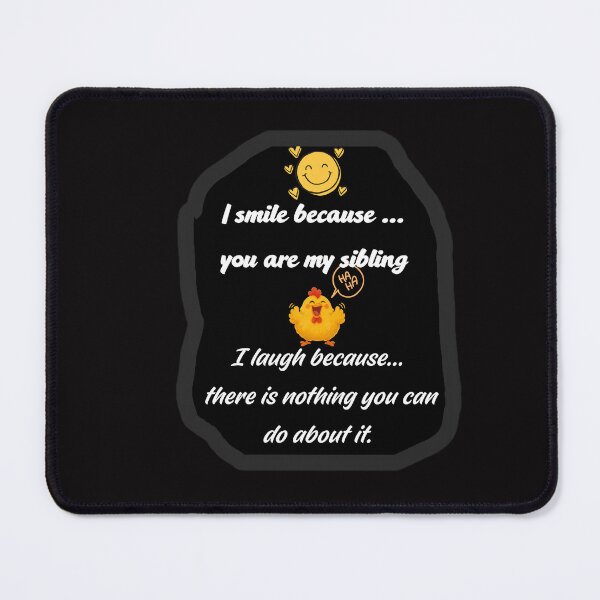 Item preview, I Smile Because You Are My Sibling Funny Chicken Shirt designed and sold by MariaPCMaria.