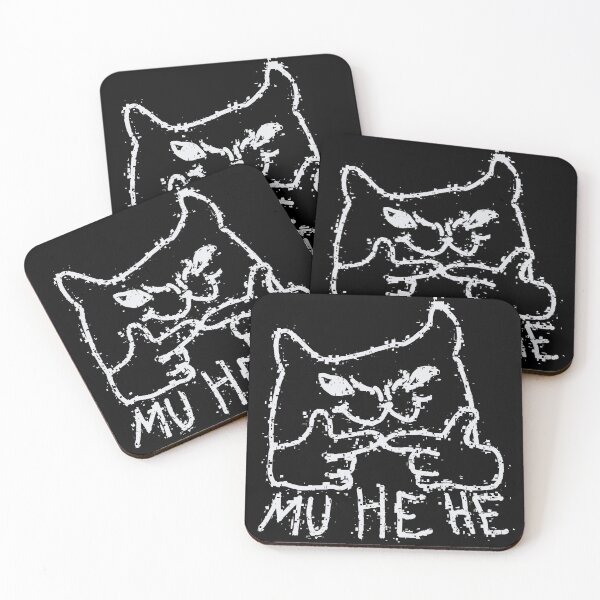Item preview, Cheeky Evil Cat - White designed and sold by MileAMinBrain.