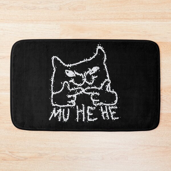 Item preview, Cheeky Evil Cat - White designed and sold by MileAMinBrain.