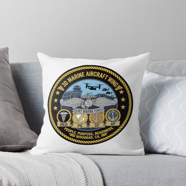Item preview, USMC 3rd Marine Aircraft Wing Miramar Emblem designed and sold by CharlieDesings.