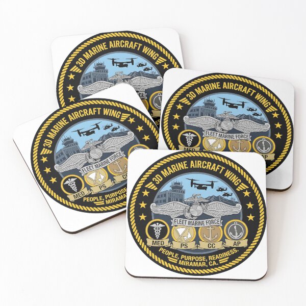 Item preview, USMC 3rd Marine Aircraft Wing Miramar Emblem designed and sold by CharlieDesings.