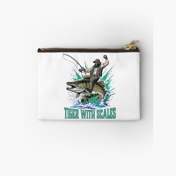 Item preview, Tiger With Scales Tiger Muskie cartoon illustraion  designed and sold by Art-Horizon.
