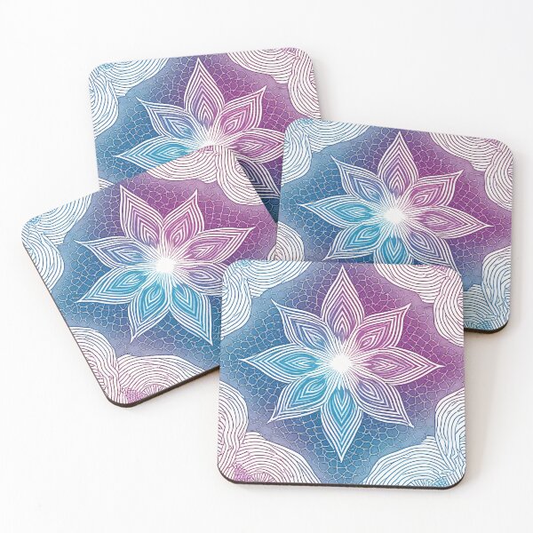 Item preview, The mystical Flower of Life unfolds in cosmic splendor. designed and sold by Mianku | Für das Leben.