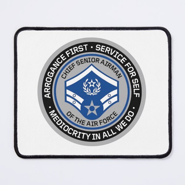 Item preview, USAF Chief Senior Airman of the Air Force Morale Emblem designed and sold by CharlieDesings.