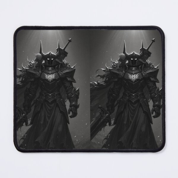 Item preview, Fantasy Art - Dark Armored Warrior, Ominous Dark Fantasy Illustration designed and sold by AnimeShin.