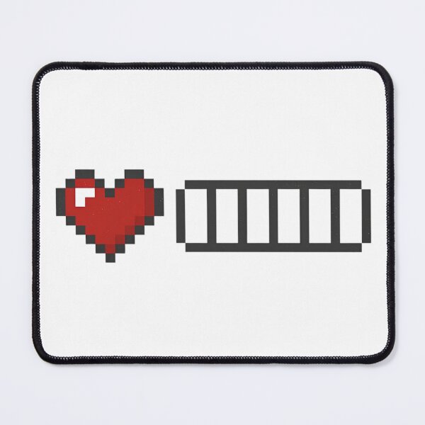 Item preview, Low Battery Heart | Funny Love & Social Battery Pixel Art | Retro Gamer Style designed and sold by CH-4TEE.