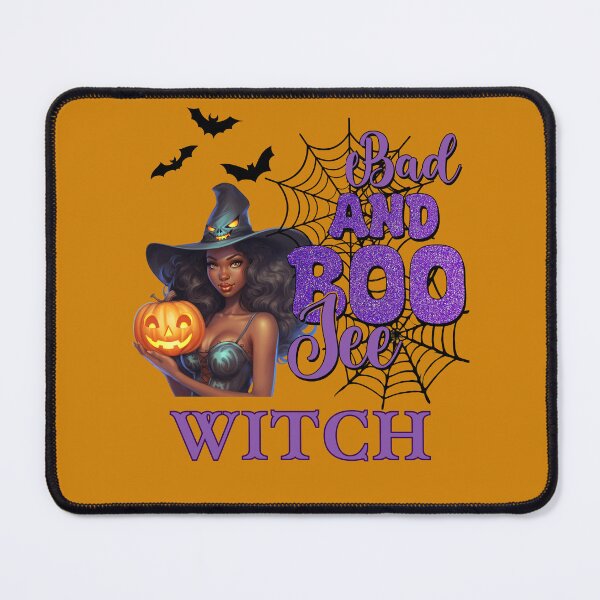 Item preview, Bad And Boo Jee Witch African American Black Witch Halloween designed and sold by R&BApparel.