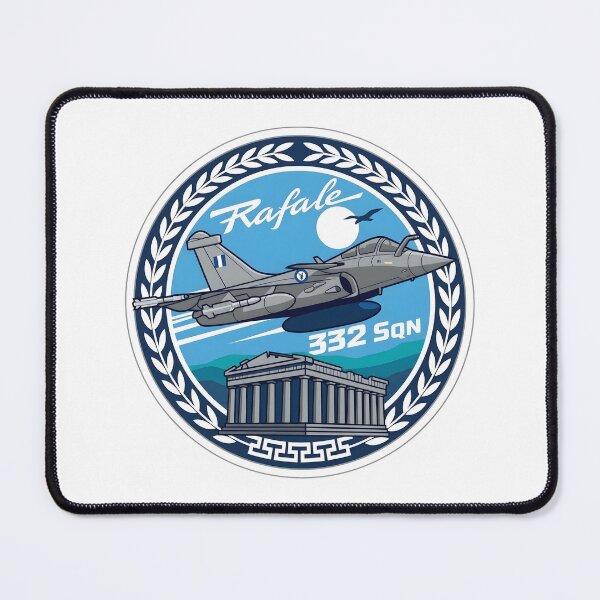 Item preview, Hellenic Air Force 332 Squadron Dassault Rafale Emblem designed and sold by CharlieDesings.