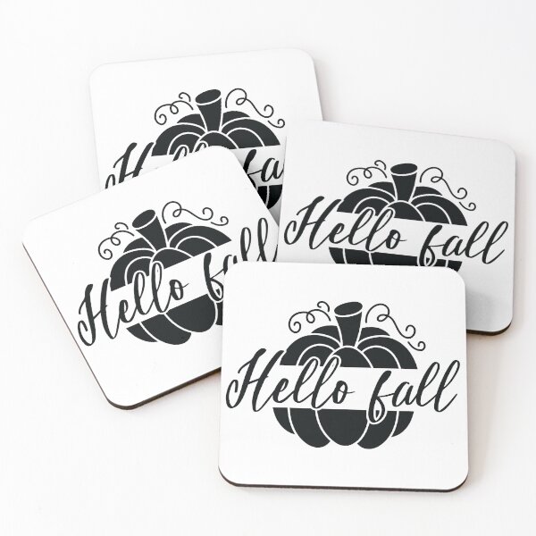 Item preview, Hello Fall Cute Autumn Vibes Cozy Seasonal Design designed and sold by FuzionRaptor.