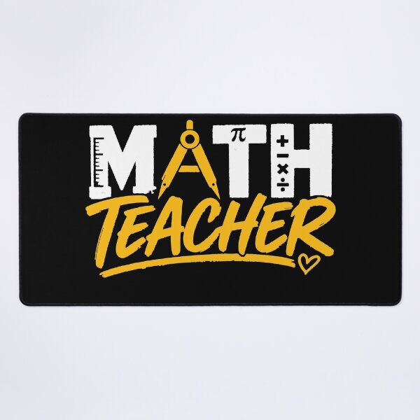 Item preview, Math Teacher | Retro Math Teacher Typography Design designed and sold by Sunday.Supply.