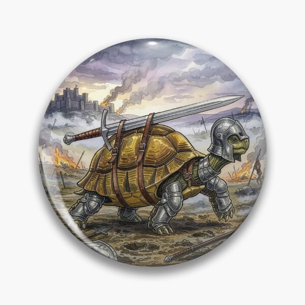Item preview, Armored Tortle Paladin - Fantasy Knight Turtle designed and sold by chriswo-design.