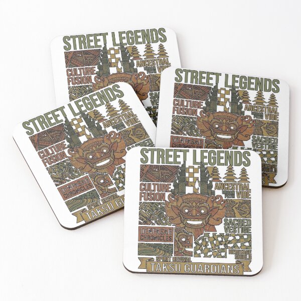 Item preview, Taksu Guardians – Denpasar Street Legends Heritage Shield designed and sold by cannsuh.