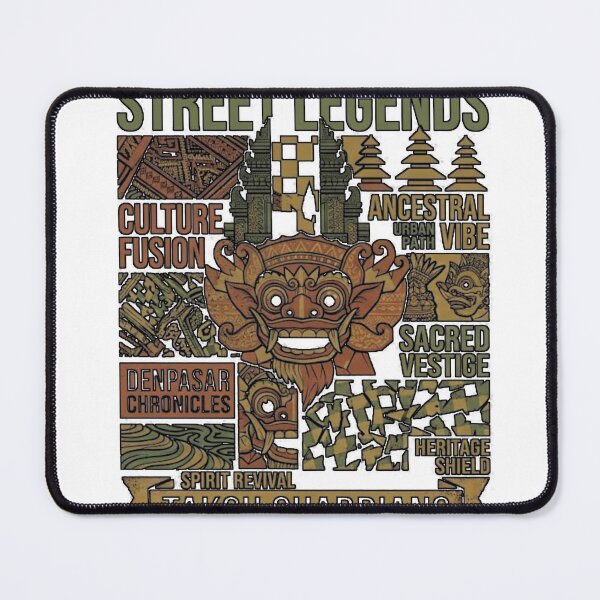 Item preview, Taksu Guardians – Denpasar Street Legends Heritage Shield designed and sold by cannsuh.