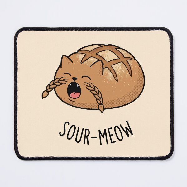 Item preview, Sourdough Cat Loaf Bread Braided Whiskers designed and sold by Amir Faysal.