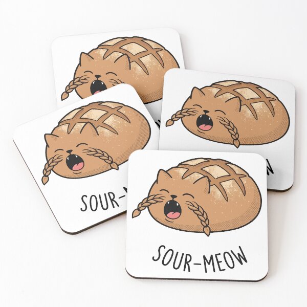 Item preview, Sourdough Cat Loaf Bread Braided Whiskers designed and sold by Amir Faysal.