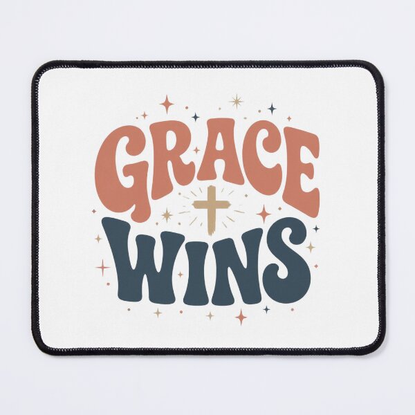 Item preview, Grace Wins Christian Shirt | Grace and Faith Typography designed and sold by Illustrated Faith.