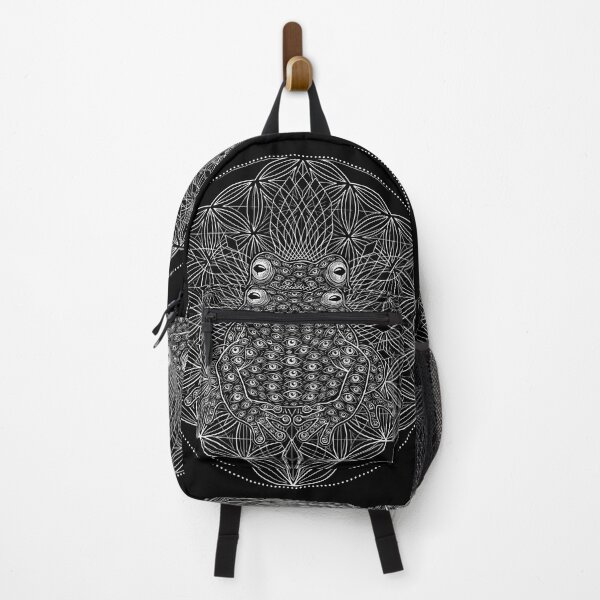Item preview, Trippy Frog Sacred Geometry Art designed and sold by Mystikos Art.