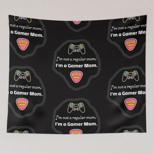 Item preview, I'm A Gamer Mom Not A Regular Mom Funny Video Game Shirt designed and sold by MariaPCMaria.