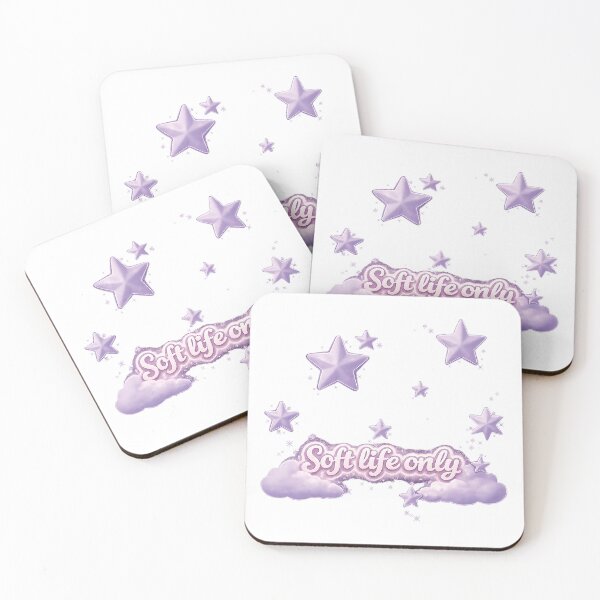 Item preview, Soft Life Only Lavender Stars designed and sold by MoodLineDesign.