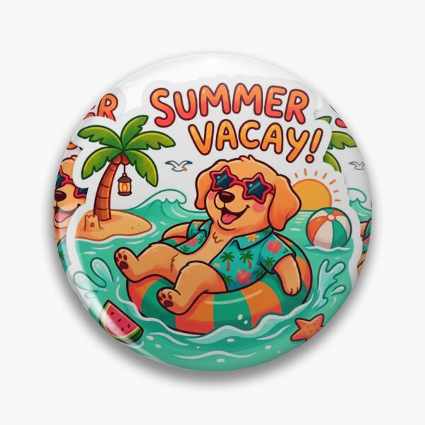 Item preview, Summer Vacay Dog Beach Adventure designed and sold by ExploreAura Studio.