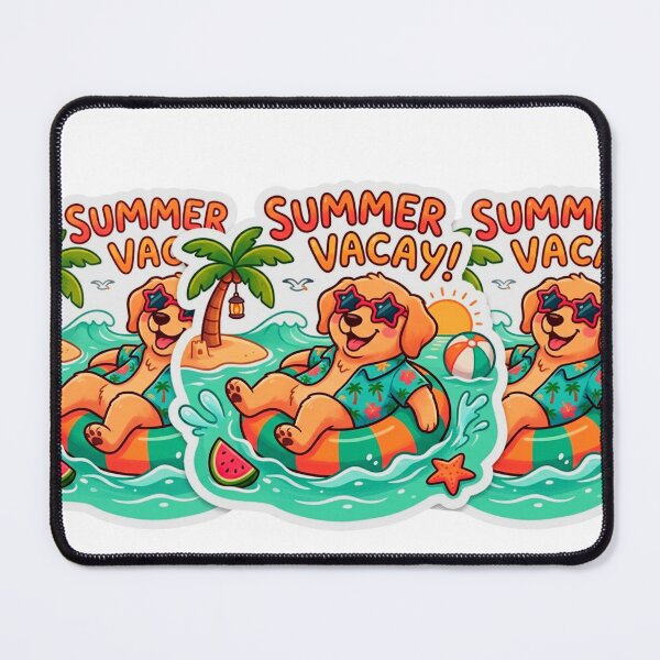 Item preview, Summer Vacay Dog Beach Adventure designed and sold by ExploreAura Studio.