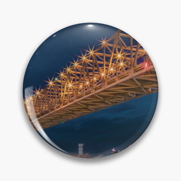 Item preview, Crescent City Bridge, New Orleans designed and sold by Kay Brewer.
