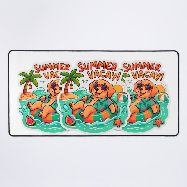 Item preview, Summer Vacay Dog Beach Adventure designed and sold by ExploreAura Studio.