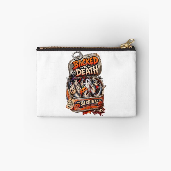 Item preview, Backed to Death – Funny Halloween Sardines designed and sold by Cardio Boutique.