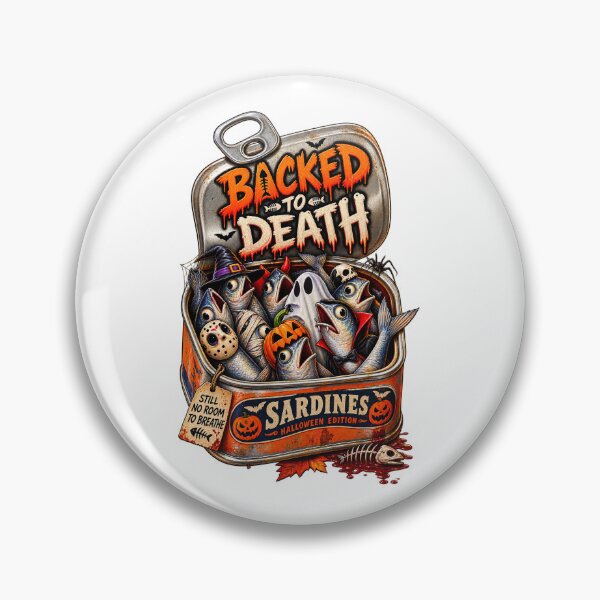 Artikelvorschau, Sardinen zu Tode – Lustige Halloween-Sardinen entworfen und verkauft von Cardio Boutique.