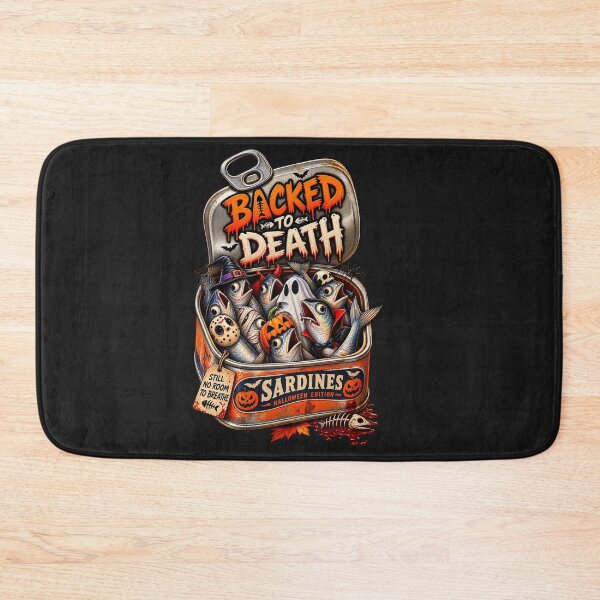 Item preview, Backed to Death – Funny Halloween Sardines designed and sold by Cardio Boutique.