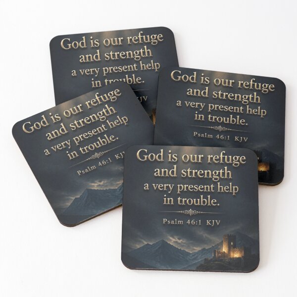Item preview, Psalm 46:1 KJV - JCTRUTHER designed and sold by JCTRUTHERshop.