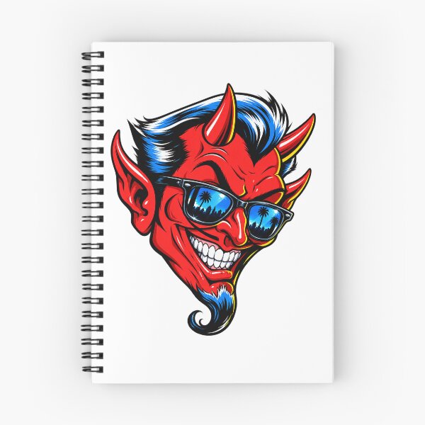 Item preview, Cool Devil – Retro Hot Rod Demon with Sunglasses designed and sold by PIXEL POP DESIGNS - Beyond the Norm!.