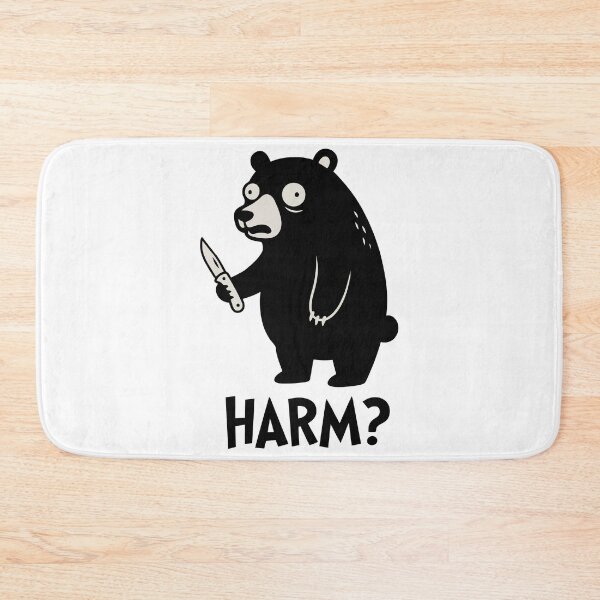 Item preview, Funny Panicked Bear Knife Wild Animal designed and sold by Amir Faysal.