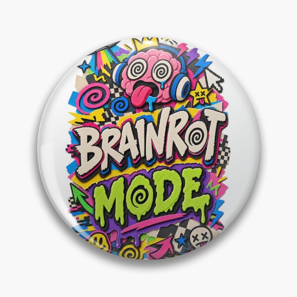 Item preview, Brainrot Mode Gen Z Slang Paper Cutout designed and sold by Promoffy.