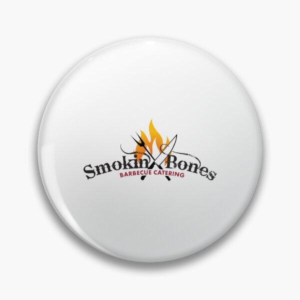 Item preview, Smokin Bones Barbecue Catering Flame and Knife Logo designed and sold by ceritoloro89.