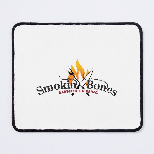 Item preview, Smokin Bones Barbecue Catering Flame and Knife Logo designed and sold by ceritoloro89.