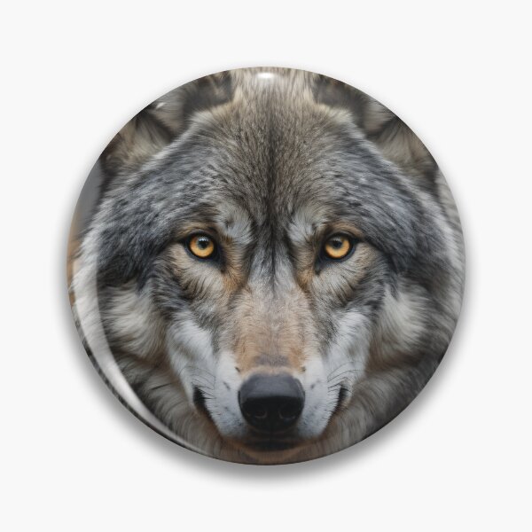 Item preview, Grey Wolf Portrait - Photorealistic Wildlife Art designed and sold by CrippiCrippi.