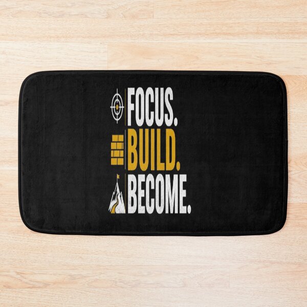 Item preview, Focus Build Become – Motivational Mountain Growth designed and sold by v6ziix.