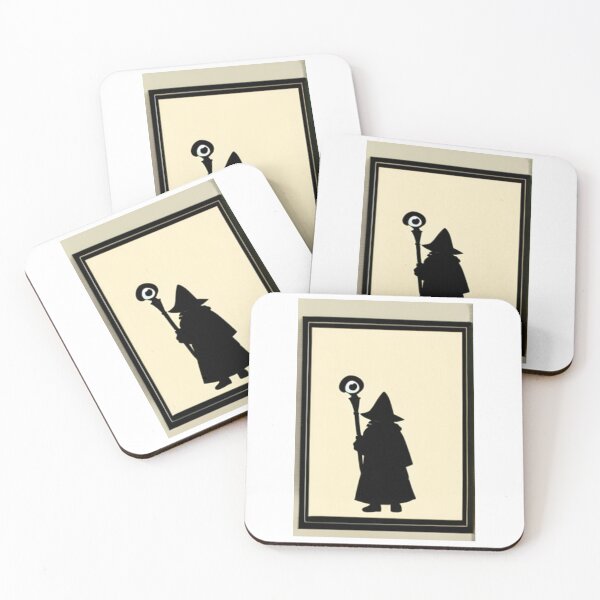 Item preview, Fantasy Art - Stylized Wizard, Minimalist Medieval Illustration designed and sold by AnimeShin.