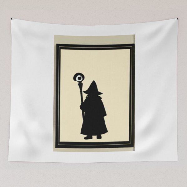Item preview, Fantasy Art - Stylized Wizard, Minimalist Medieval Illustration designed and sold by AnimeShin.