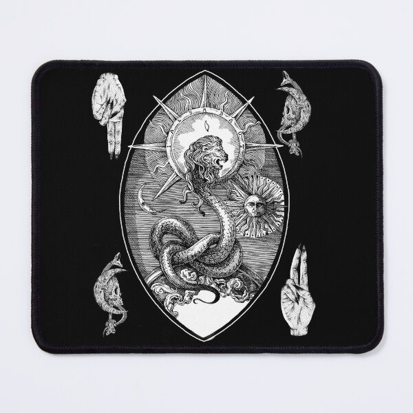Item preview, As Above So Below Ah within so without Occult Hexagram alchemy Pagan Satanic Gothic designed and sold by Reign Of Darkness.