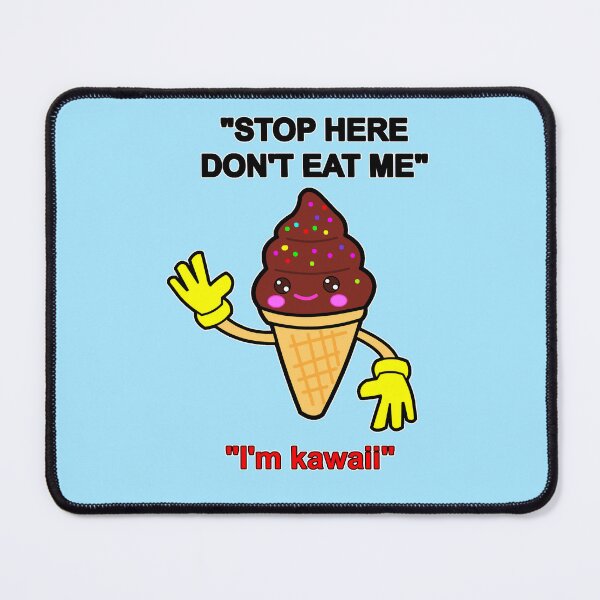 Item preview, Kawaii Chocolate Ice Cream designed and sold by fantasmahappy.