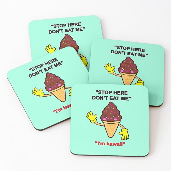 Item preview, Kawaii Chocolate Ice Cream designed and sold by fantasmahappy.