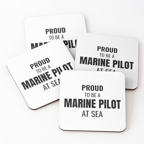 Item preview, Proud to be a Marine Pilot at Sea (Black) designed and sold by ShipCrewNation.
