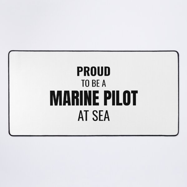 Item preview, Proud to be a Marine Pilot at Sea (Black) designed and sold by ShipCrewNation.