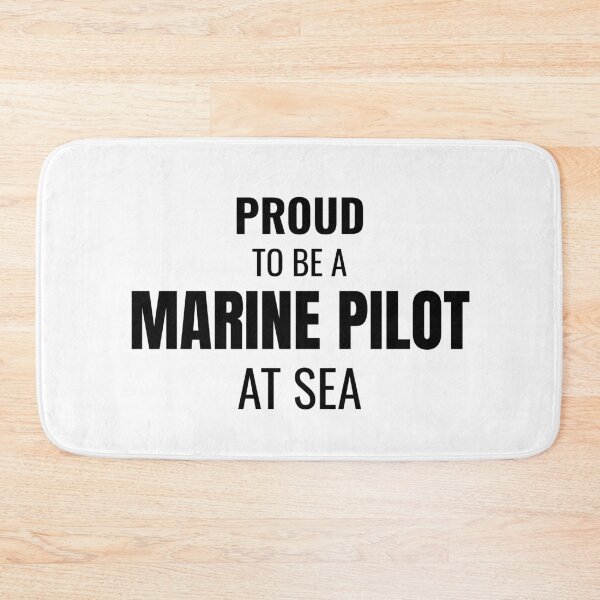 Item preview, Proud to be a Marine Pilot at Sea (Black) designed and sold by ShipCrewNation.
