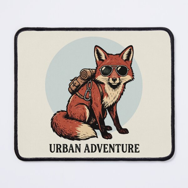 Item preview, Urban Adventure Fox Backpack Sunglasses designed and sold by Amir Faysal.