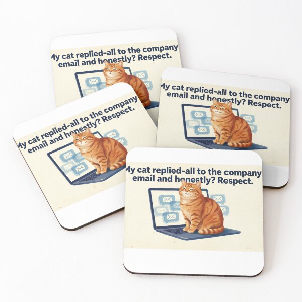 Item preview, Funny Remote Work Cat Shirt – Replied All to Company Email – Work From Home Gift designed and sold by dogthingsclub.
