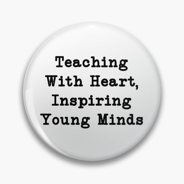 Item preview, Teaching With Heart, Inspiring Young Minds,Teacher Shirt designed and sold by CloudyPress.