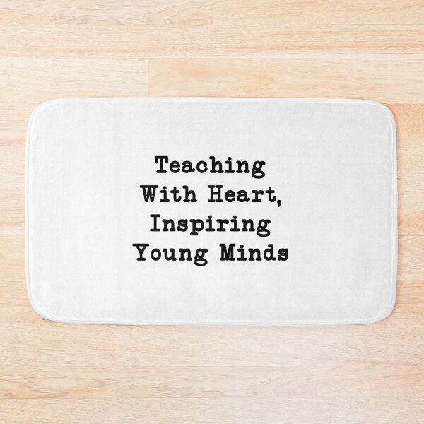 Item preview, Teaching With Heart, Inspiring Young Minds,Teacher Shirt designed and sold by CloudyPress.